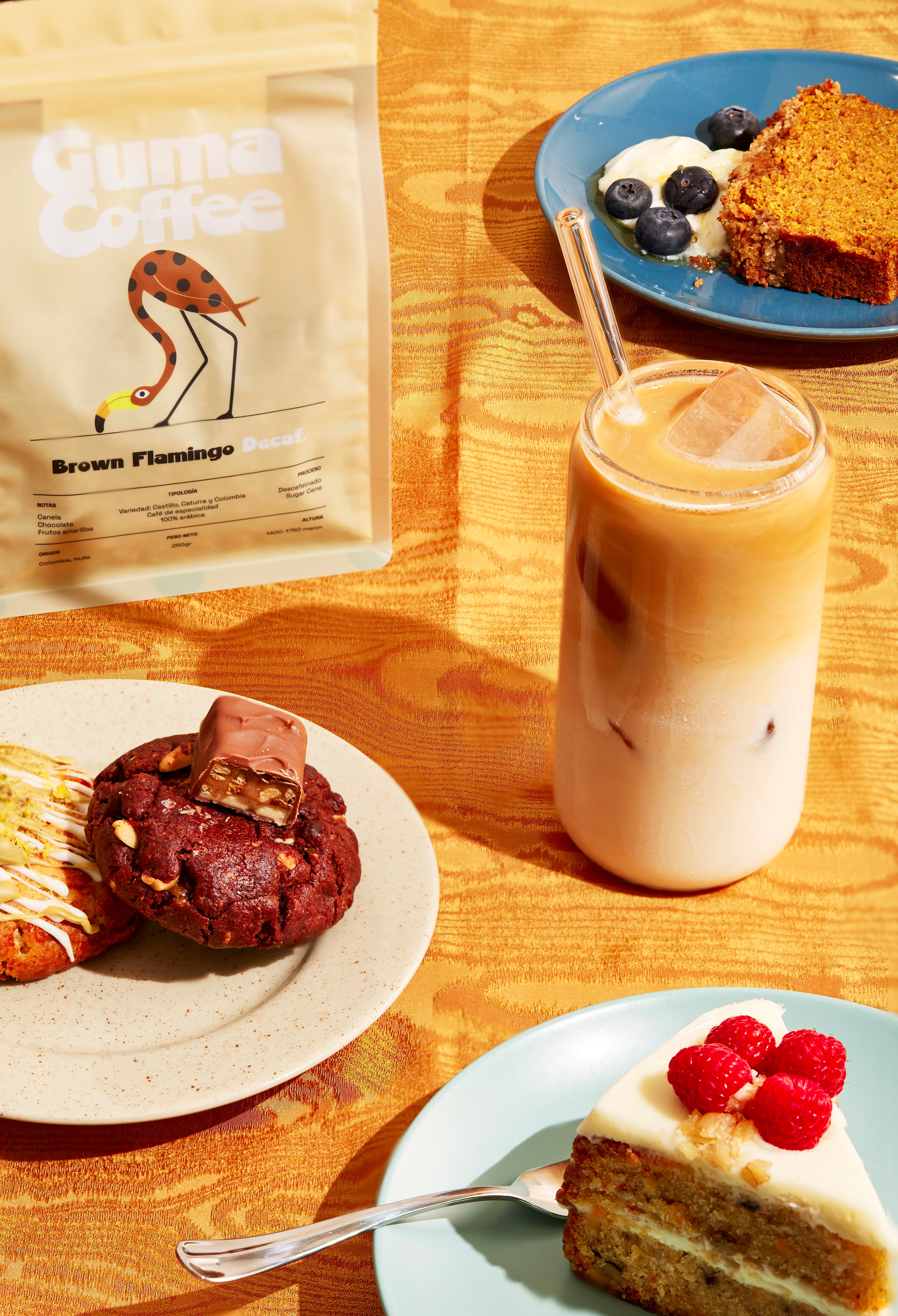 Brown Flamingo Decaf.